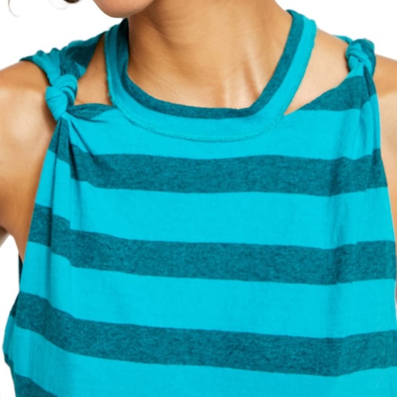 Free people The knotted Twist Stripe Tank cut out - Picture 4 of 12